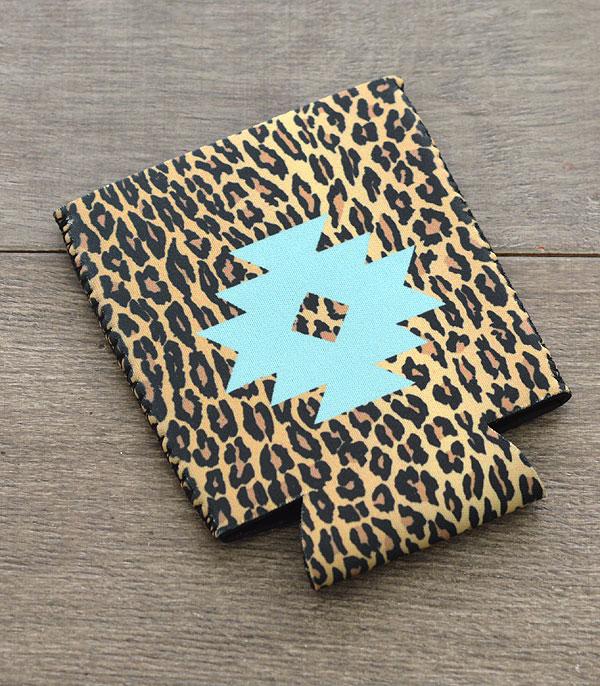 Leopard Western Koozie