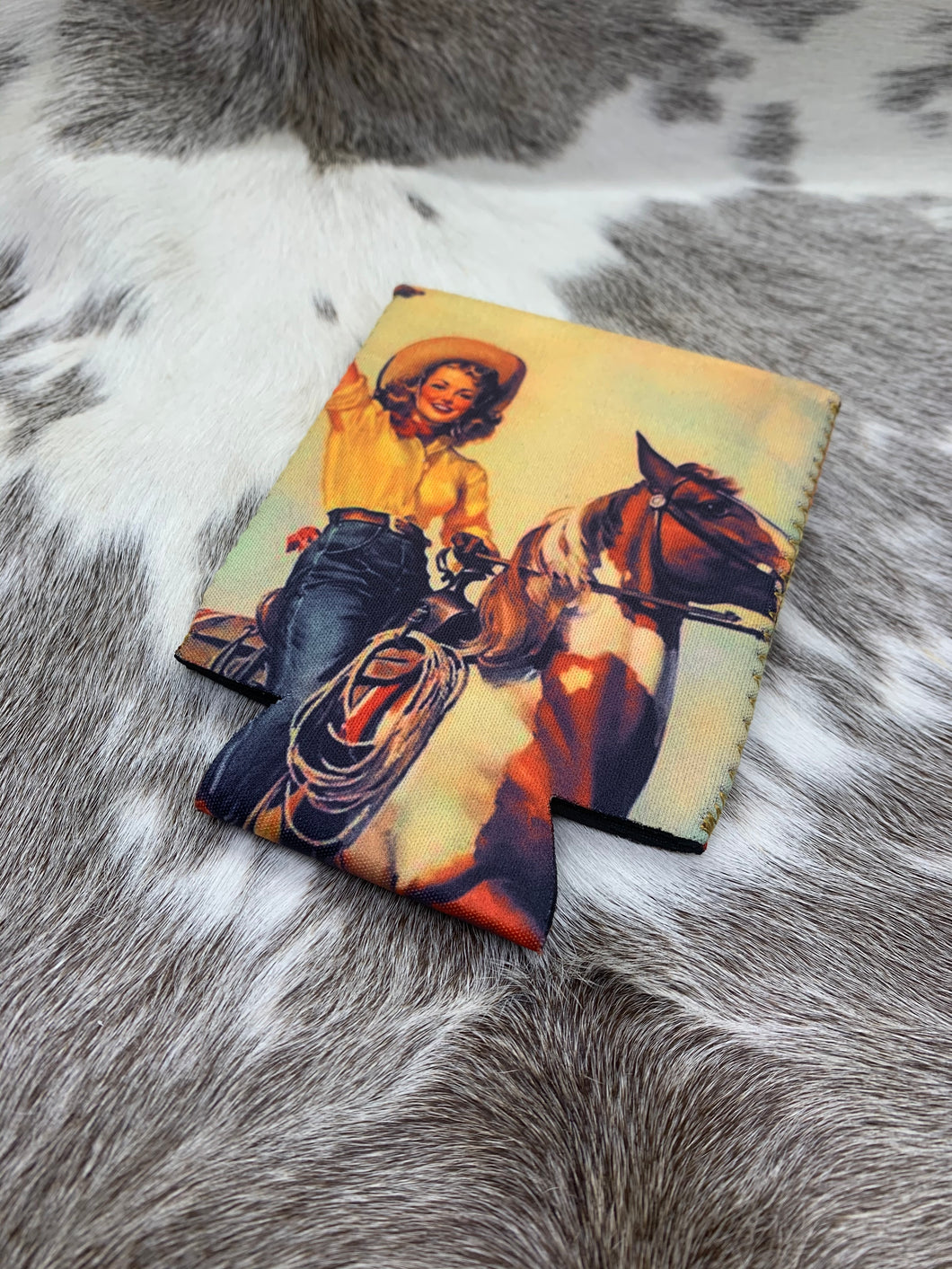 Cowgirl coozie