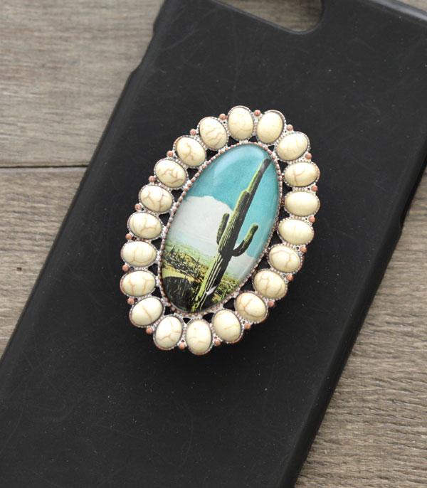 Cactus Phone Pop Socket